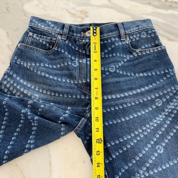 CHANEL 25P CC PEARL DARK BLUE JEANS SIZE FR 36 / US 4 NWTS! - Picture 10 of 17